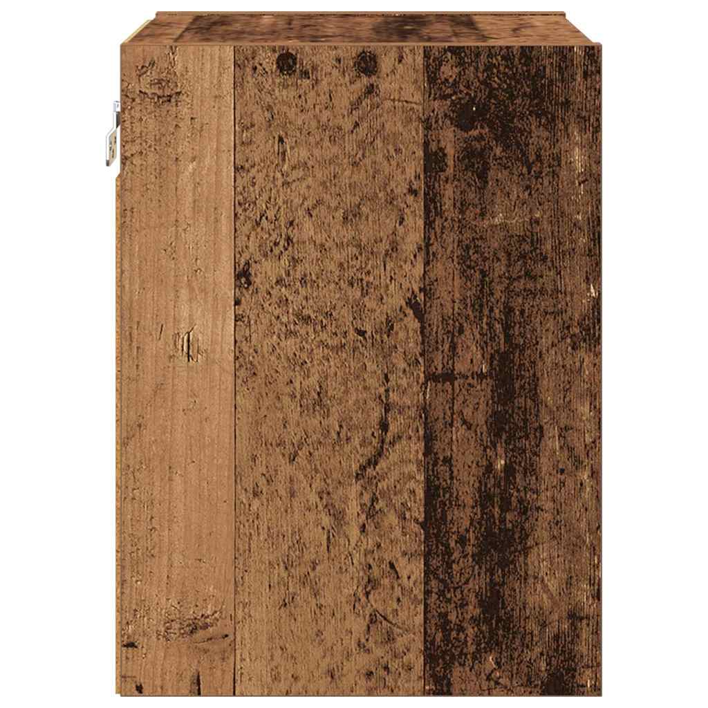 Hanging Cabinet Riga Old Wood 30 x 29.5 x 40 cm Engineered Wood