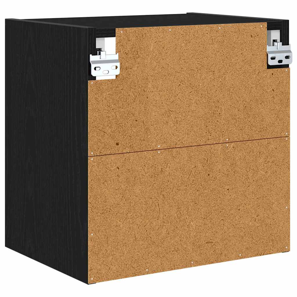 Hanging Cabinet with Shelf Riga Black Oak 40 x 29.5 x 40 cm