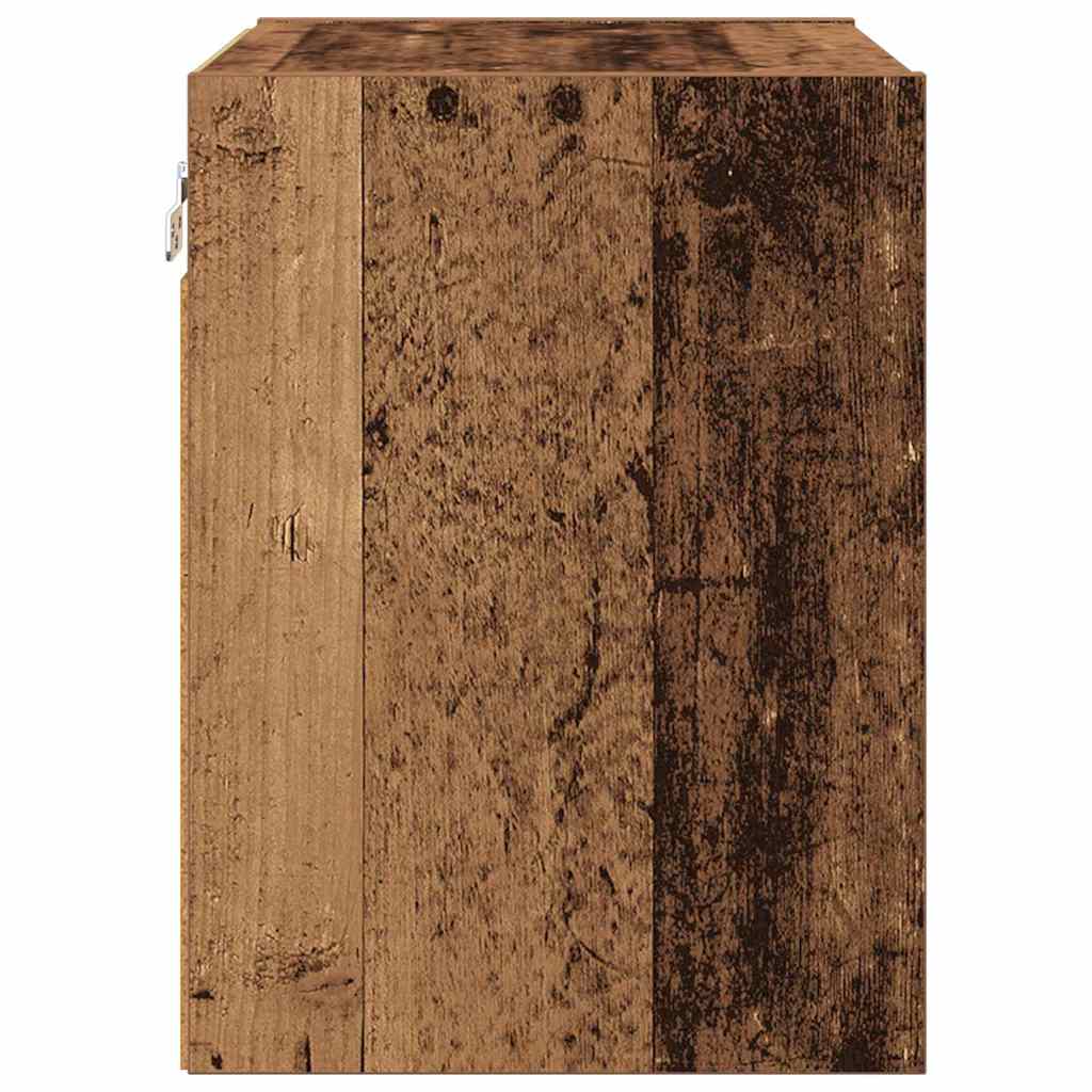 Hanging Cabinet Riga Old Wood 40 x 29.5 x 40 cm Engineered Wood