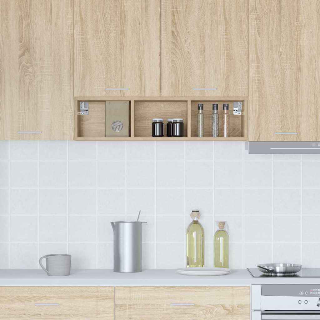 Hanging Cabinet with Shelf Riga Sonoma Oak 20 x 29.5 x 80 cm