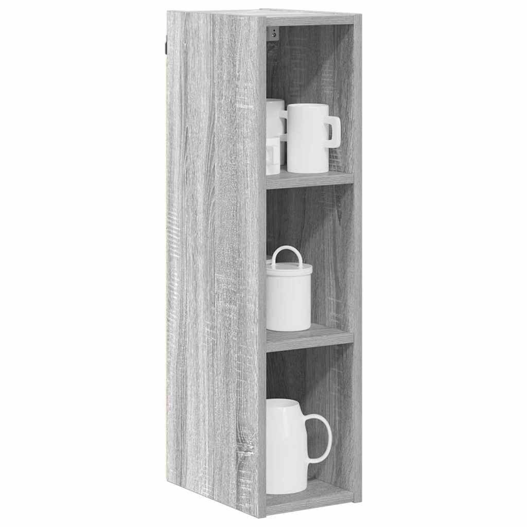 Hanging Cabinet with Shelf Riga Grey Sonoma 20 x 29.5 x 80 cm