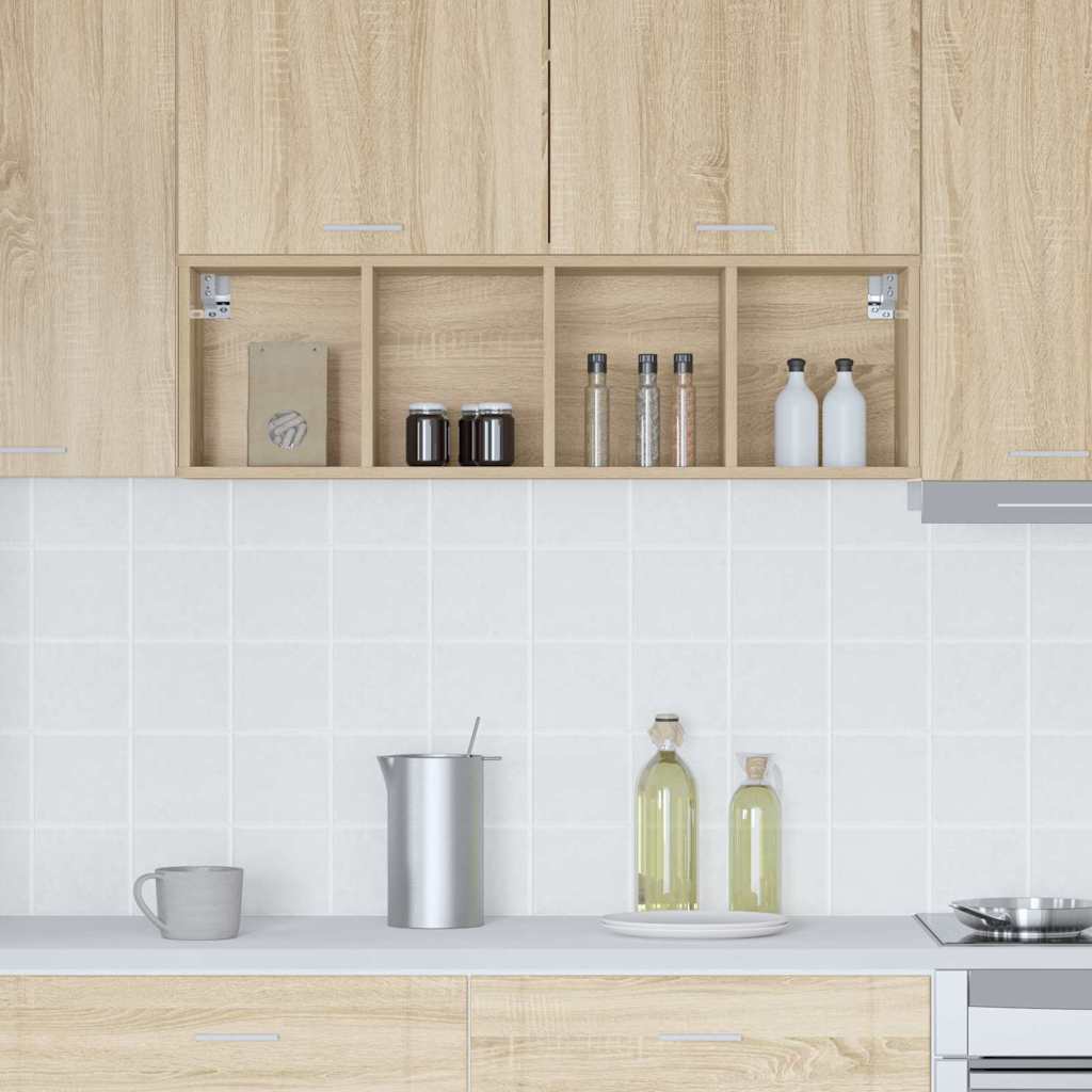Hanging Cabinet with Shelf Riga Sonoma Oak 30 x 29.5 x 100 cm