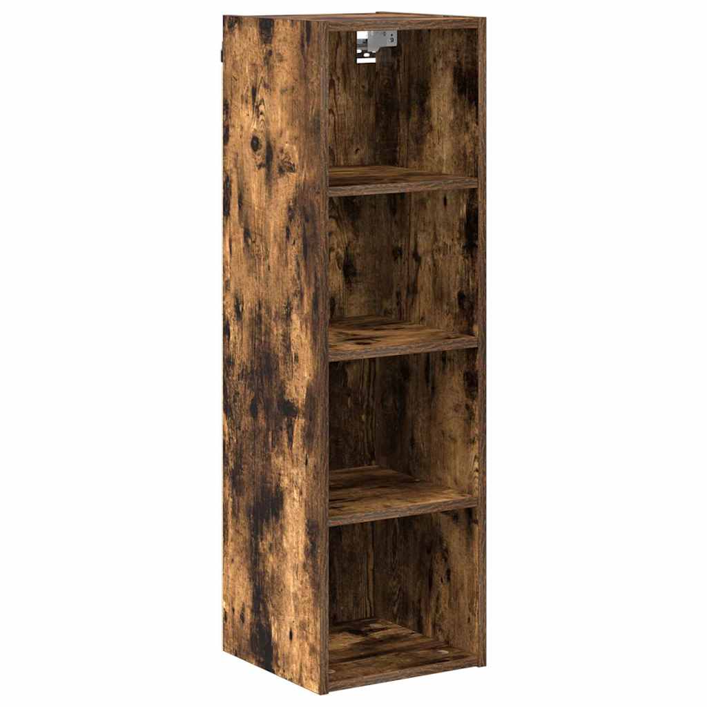 Hanging Cabinet with Shelf Riga Smoked Oak 30 x 29.5 x 100 cm