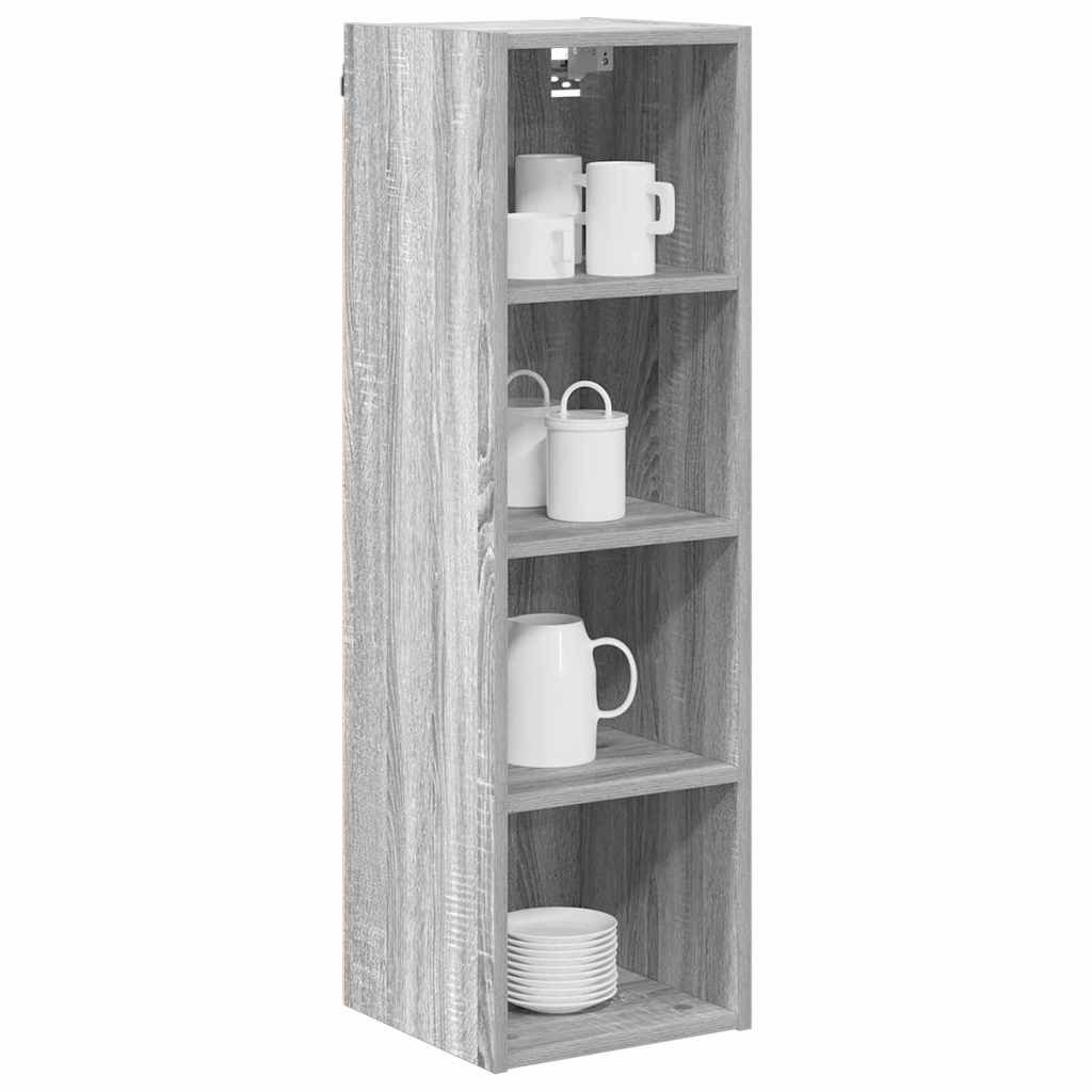 Hanging Cabinet with Shelf Riga Grey Sonoma 30 x 29.5 x 100 cm