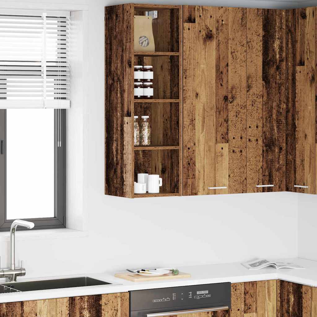 Hanging Cabinet with Shelf Riga Old Wood 30 x 29.5 x 100 cm