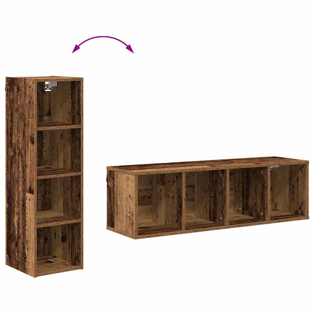 Hanging Cabinet with Shelf Riga Old Wood 30 x 29.5 x 100 cm