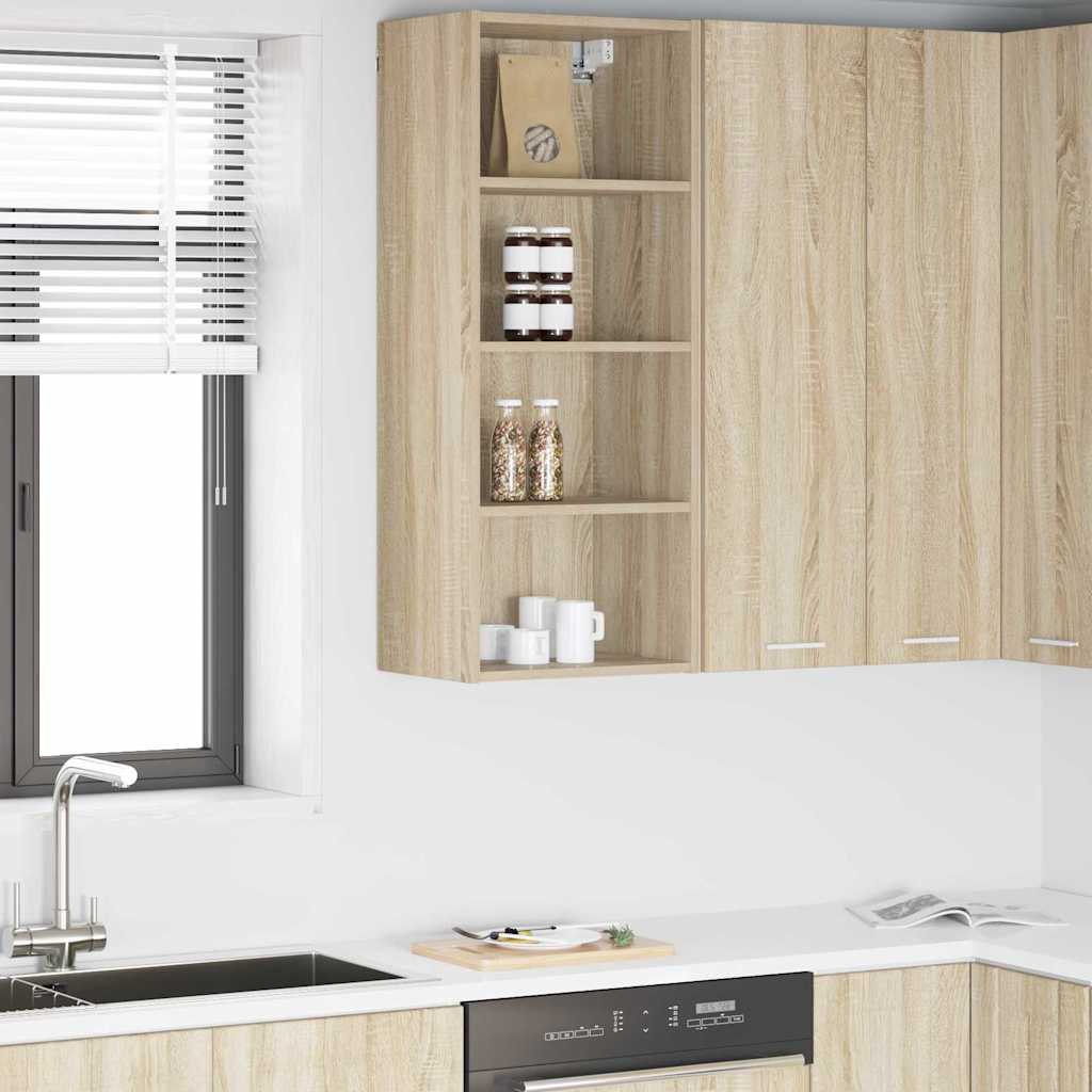 Hanging Cabinet with Shelf Riga Sonoma Oak 40 x 29.5 x 100 cm