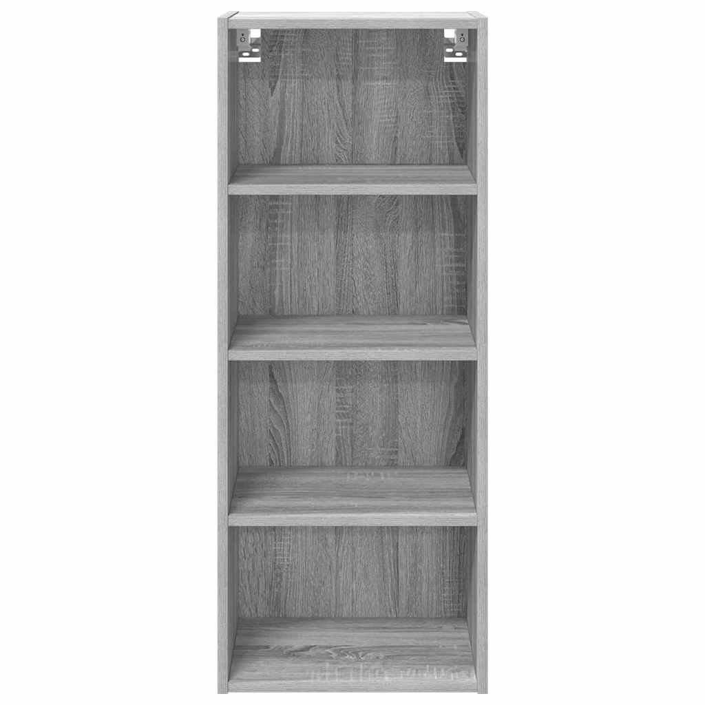Hanging Cabinet with Shelf Riga Grey Sonoma 40 x 29.5 x 100 cm