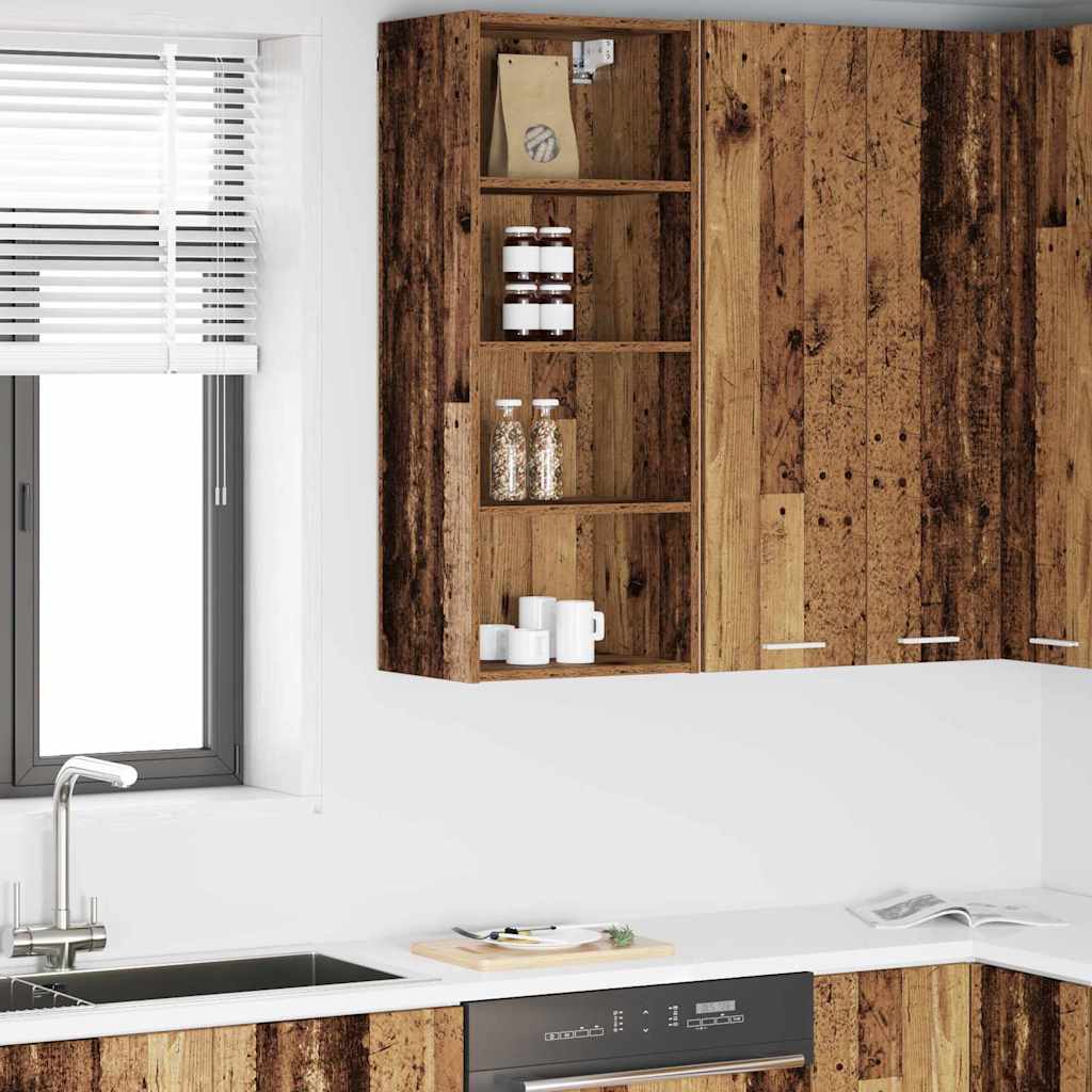 Hanging Cabinet with Shelf Riga Old Wood 40 x 29.5 x 100 cm