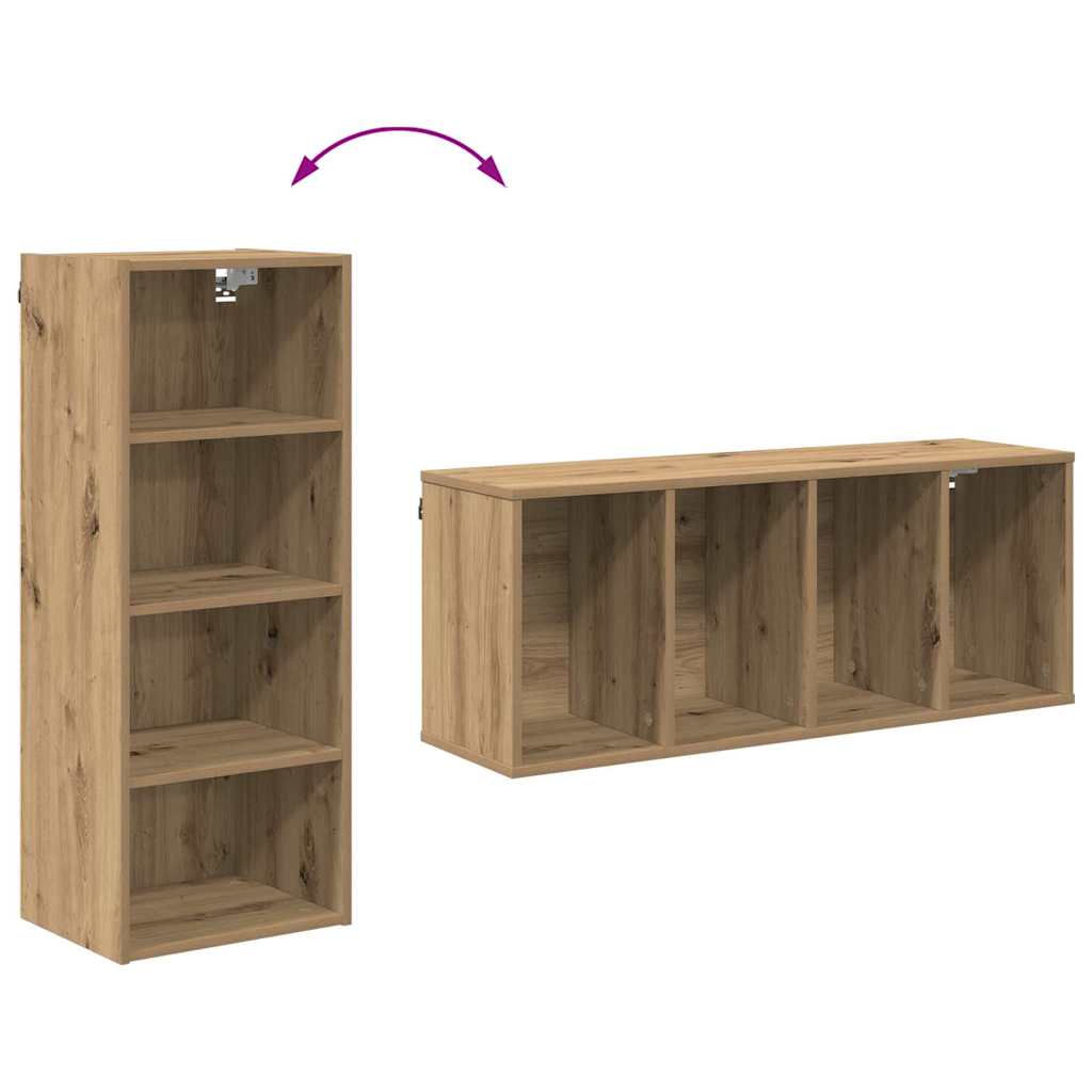 Hanging Cabinet with Shelf Riga Artisan Oak 40 x 29.5 x 100 cm