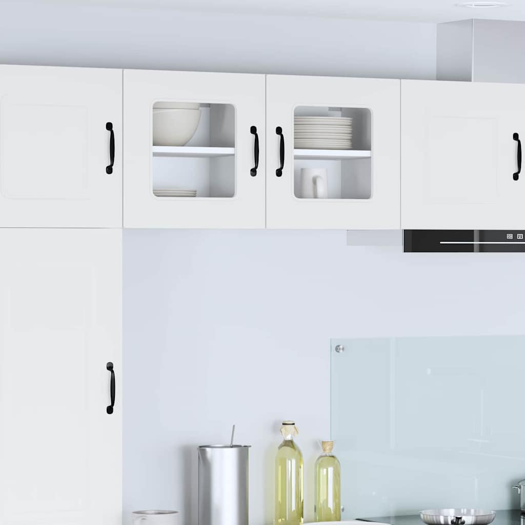 Kitchen Wall Cabinet with Door High Gloss White 40 x 31 x 40 cm