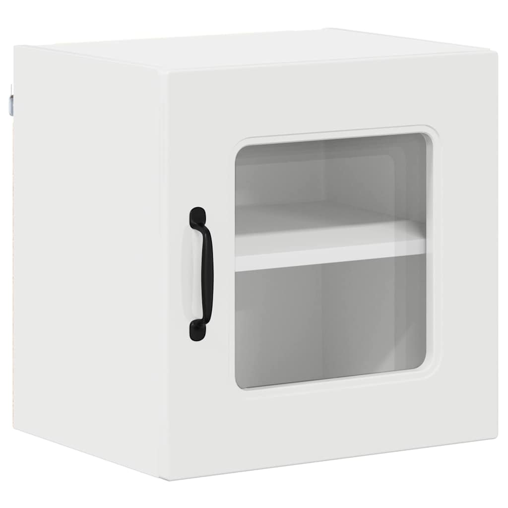 Kitchen Wall Cabinet with Door High Gloss White 40 x 31 x 40 cm