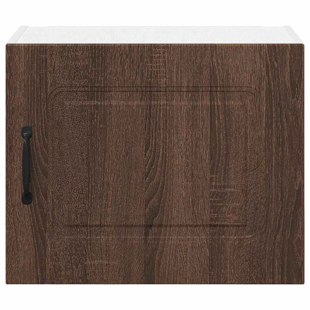 Kitchen Wall Cabinet with Shelf 2 pcs Brown Oak 50 x 31 x 40 cm