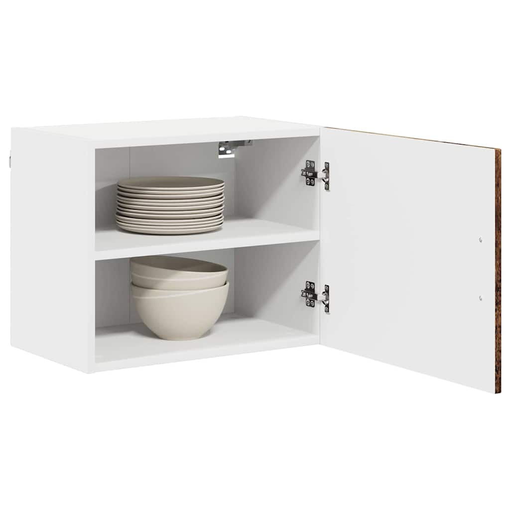 Kitchen Wall Cabinet with Shelf 2 pcs Old Wood 50 x 31 x 40 cm