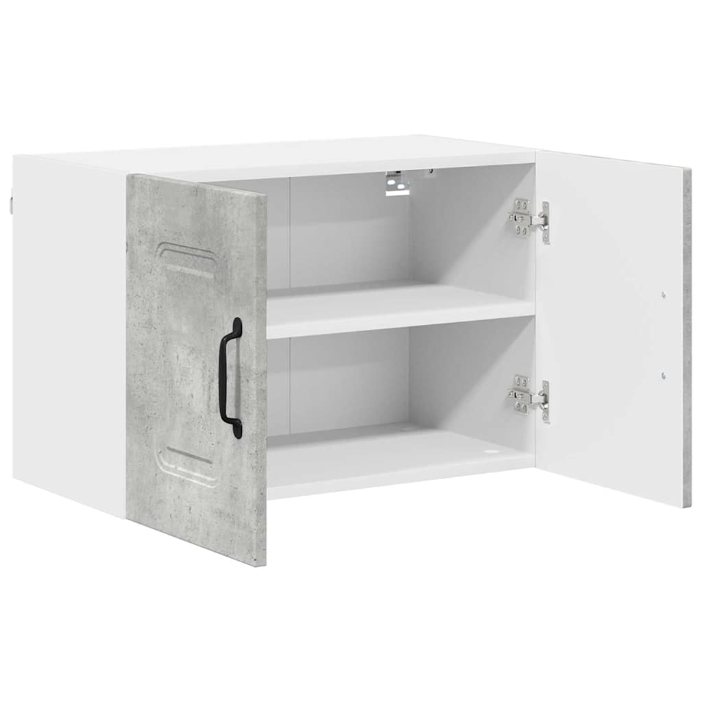 Kitchen Wall Cabinet 2 pcs Concrete Grey 60 x 31 x 40 cm