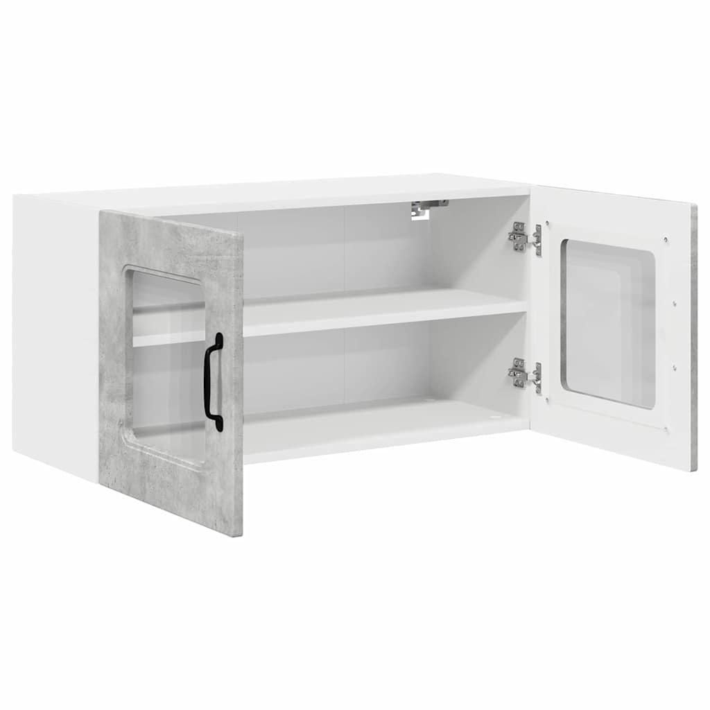 Kitchen Wall Cabinet with Shelf Concrete Grey 80 x 31 x 40 cm