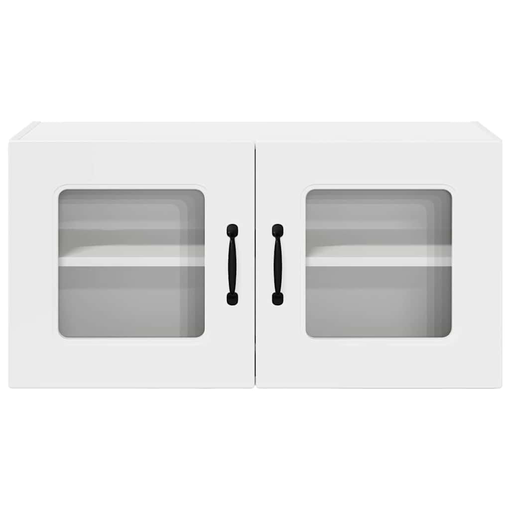 Kitchen Wall Cabinet with Door High Gloss White 80 x 31 x 40 cm
