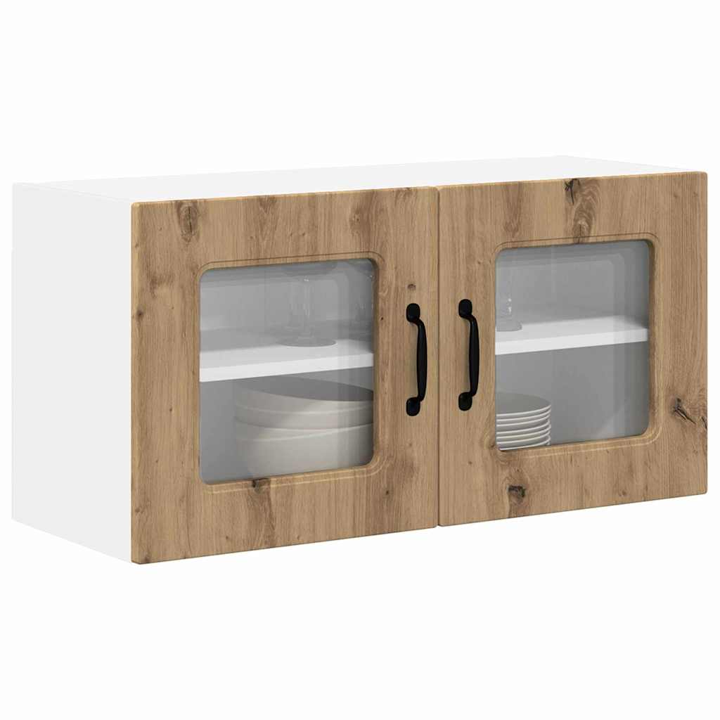 Kitchen Wall Cabinet with Shelf Artisan Oak 80 x 31 x 40 cm