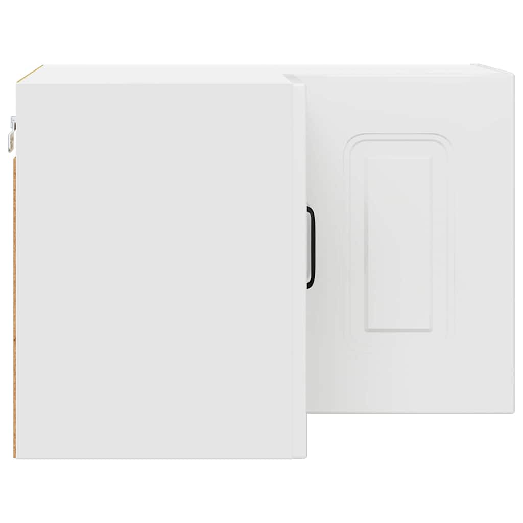 Kitchen Wall Cabinet with Door High Gloss White 57 x 57 x 40 cm