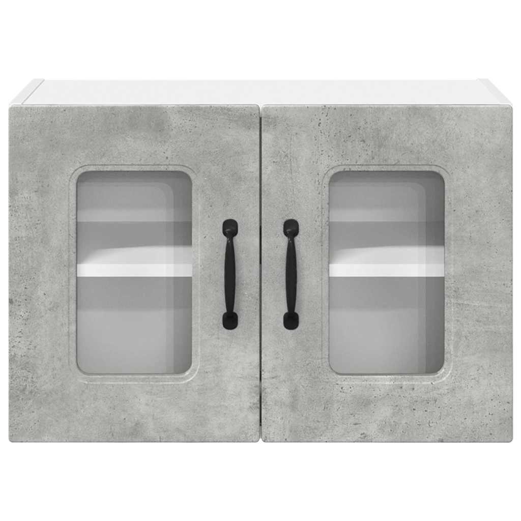 Kitchen Wall Cabinet 2 pcs Concrete Grey 60 x 31 x 40 cm