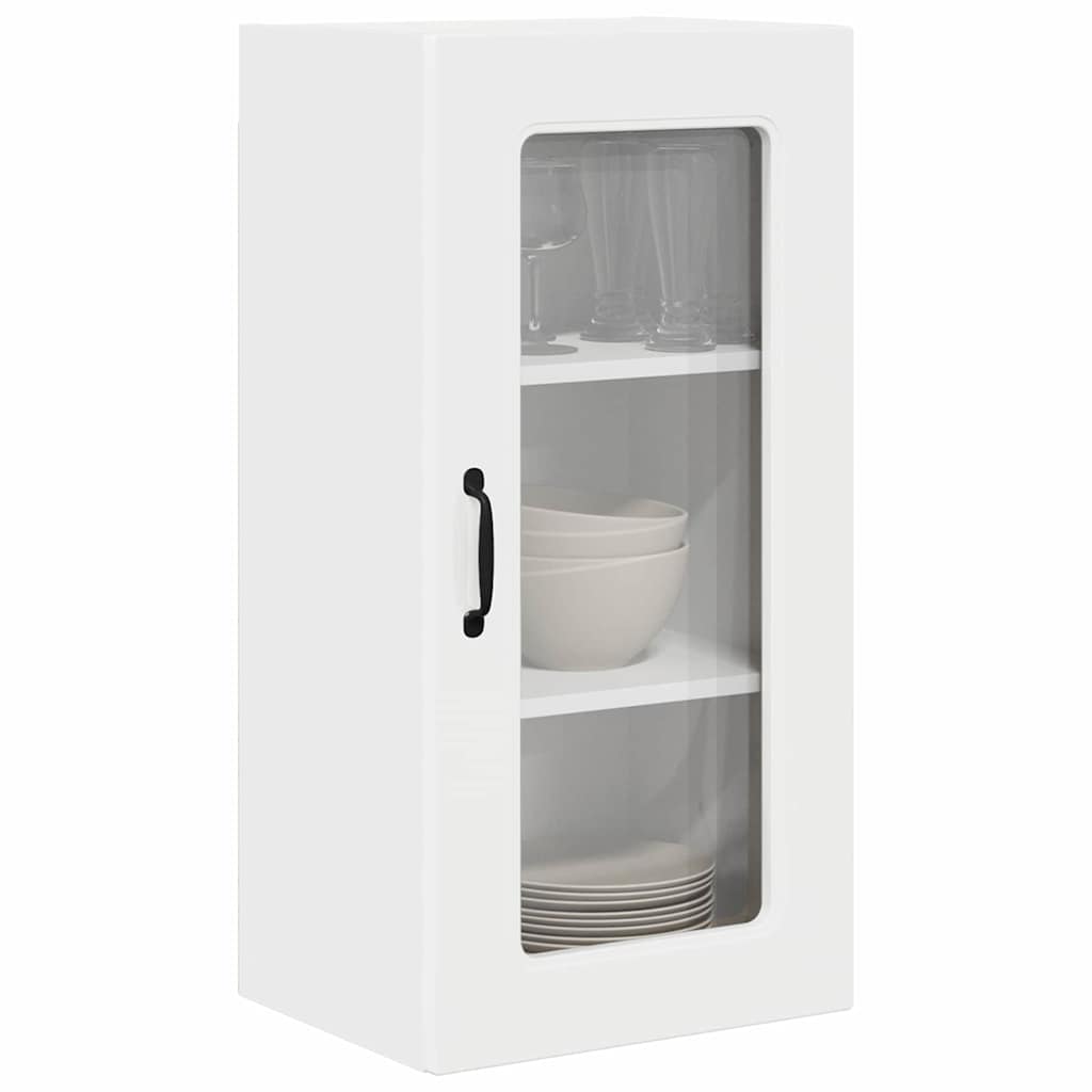 Kitchen Wall Cabinet 2 pcs High Gloss White 40 x 31 x 80 cm