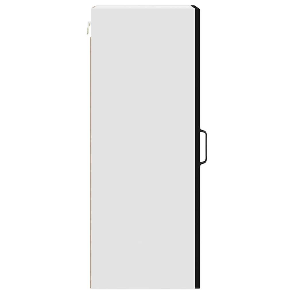 Kitchen Wall Cabinet with Shelf 2 pcs Black 30 x 31 x 80 cm