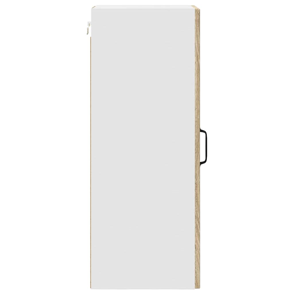Kitchen Wall Cabinet Sonoma Oak 30 x 31 x 80 cm Engineered Wood