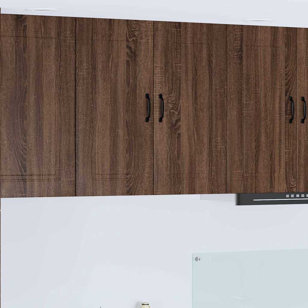 Kitchen Wall Cabinet Brown Oak 80 x 31 x 80 cm Engineered Wood