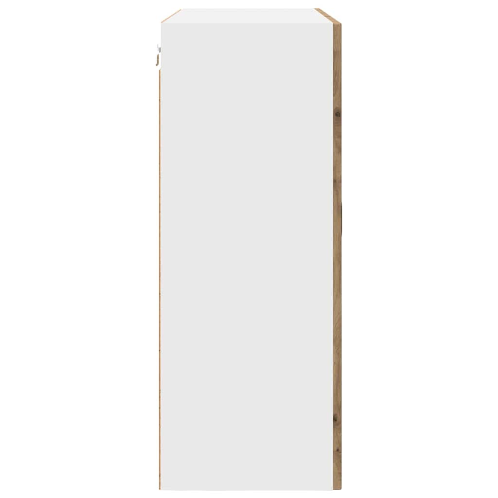 Kitchen Wall Cabinet with Shelf Artisan Oak 80 x 31 x 80 cm