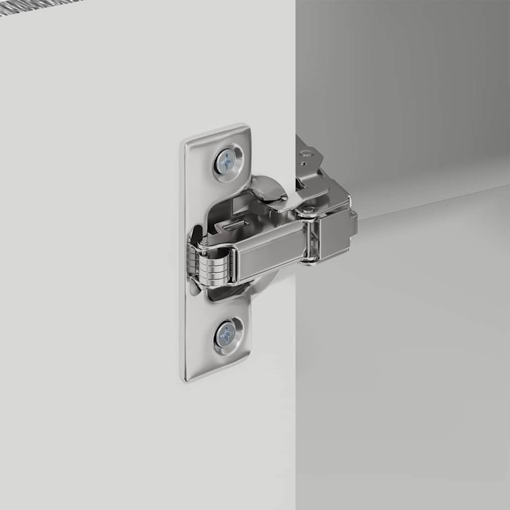 Kitchen Wall Cabinet with Shelf Grey Sonoma 57 x 57 x 80 cm