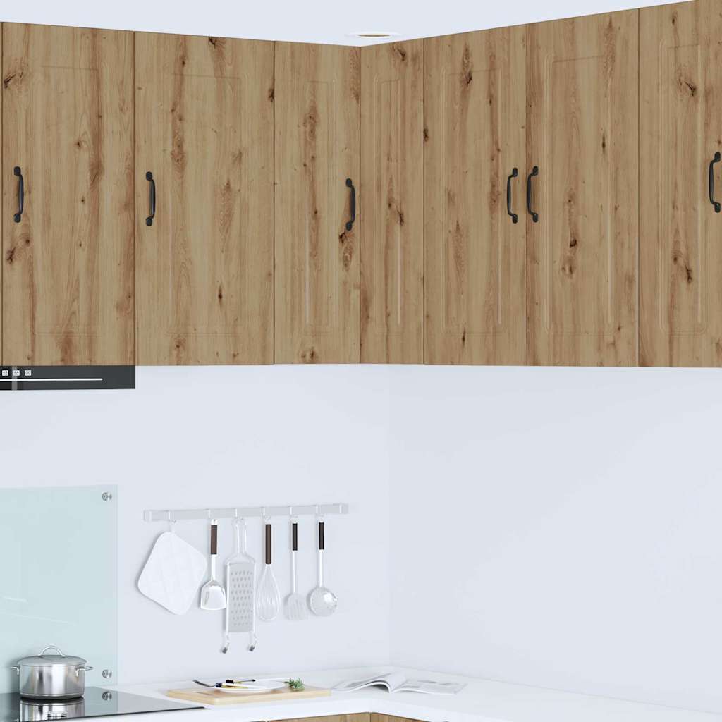 Kitchen Wall Cabinet with Shelf Artisan Oak 57 x 57 x 80 cm