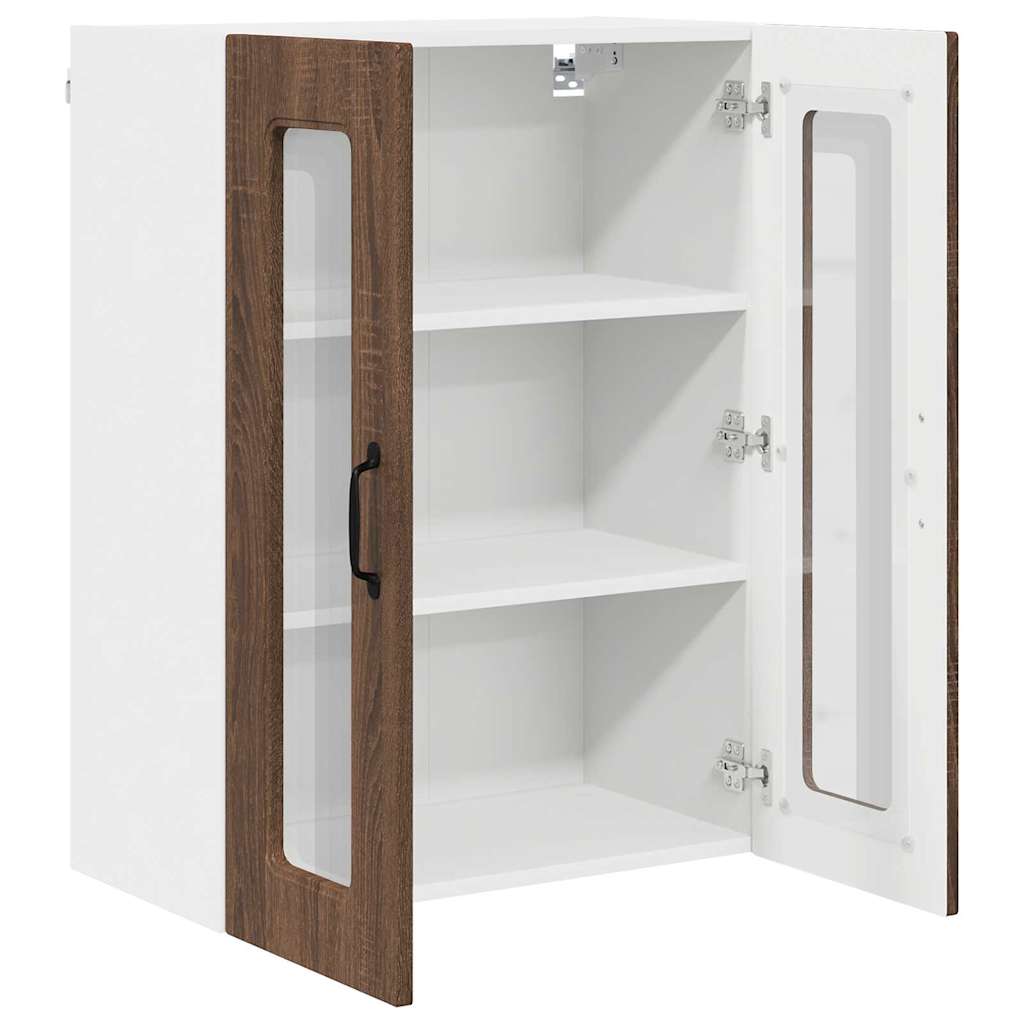 Kitchen Wall Cabinet Brown Oak 60 x 31 x 80 cm Engineered Wood