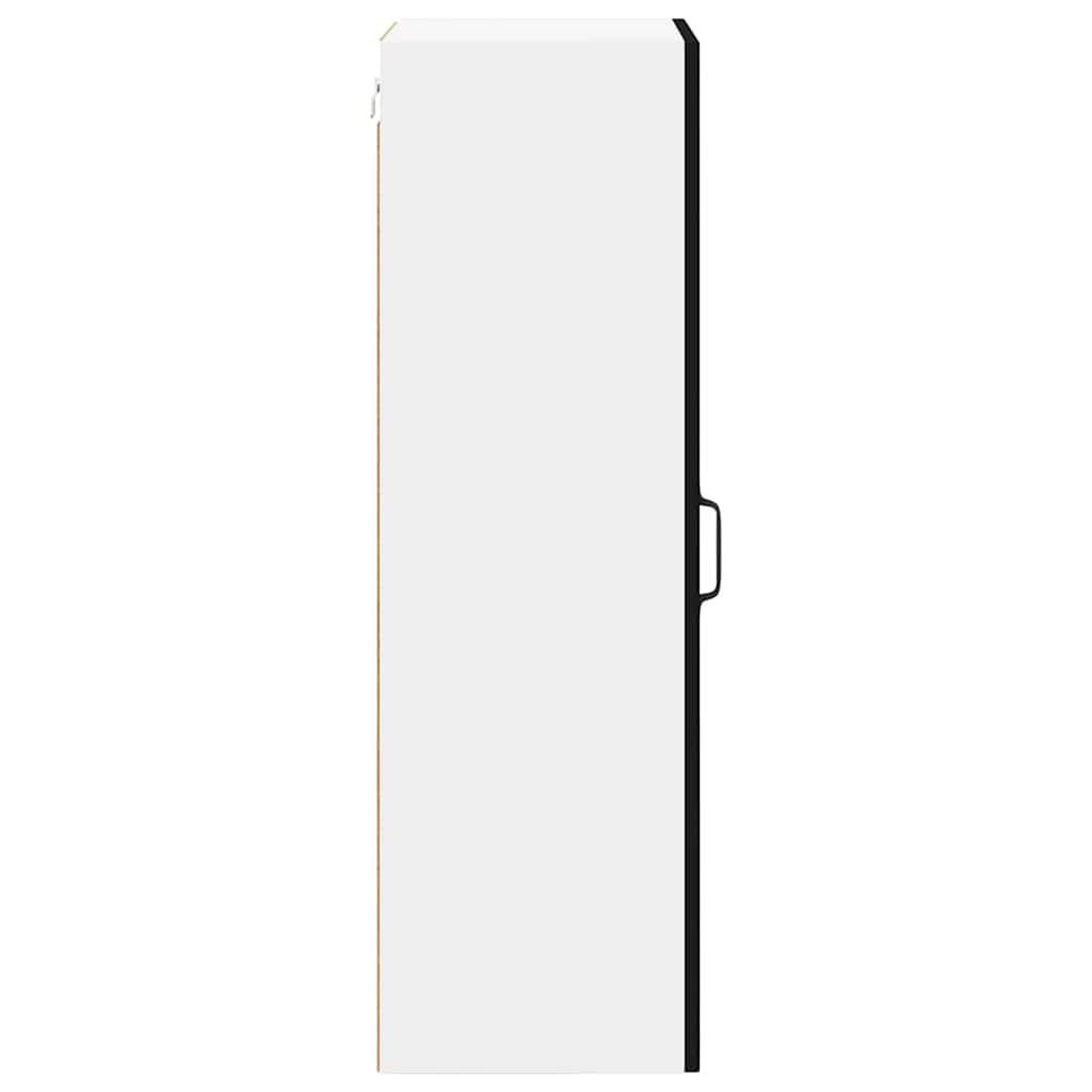 Kitchen Wall Cabinet Black 40 x 31 x 100 cm Engineered Wood