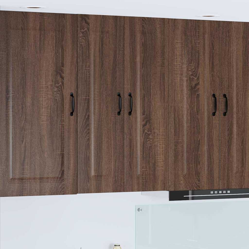 Kitchen Wall Cabinet Brown Oak 60 x 31 x 100 cm Engineered Wood