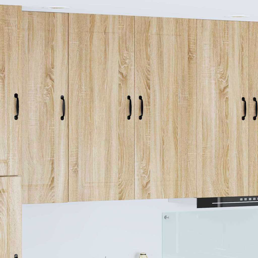 Kitchen Wall Cabinet with Shelf Sonoma Oak 80 x 31 x 100 cm