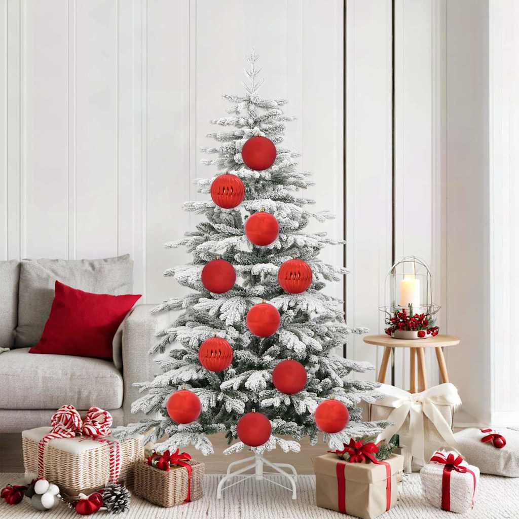 Christmas Bauble Set 9 pcs Red