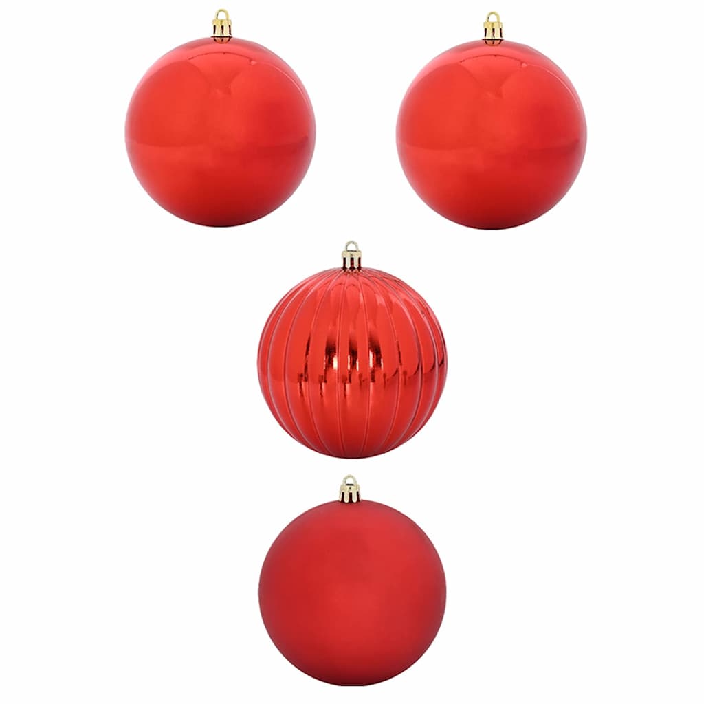 Christmas Bauble Set 4 pcs Red