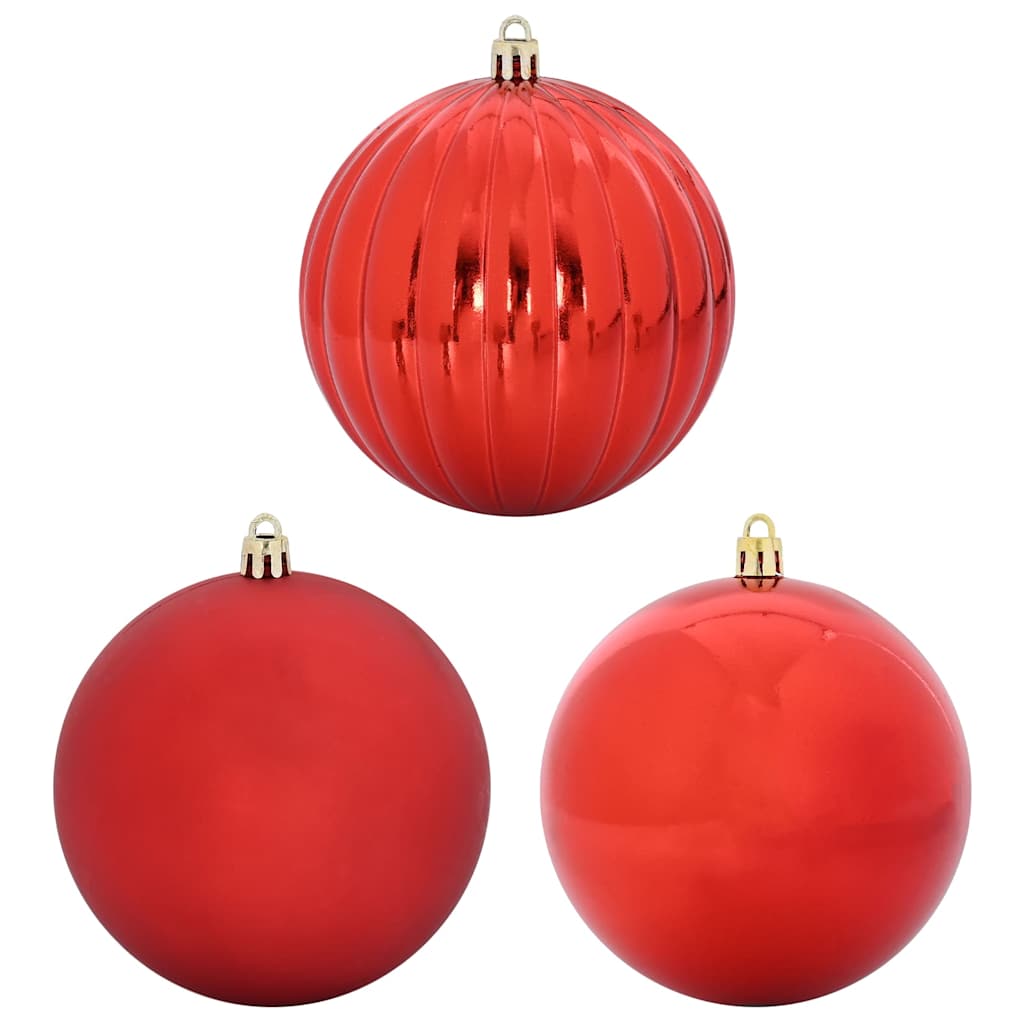 Christmas Bauble Set 3 pcs Red