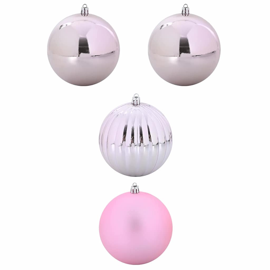 Christmas Bauble Set 4 pcs Pink
