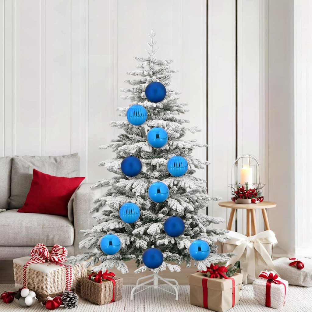 Christmas Bauble Set 9 pcs Blue