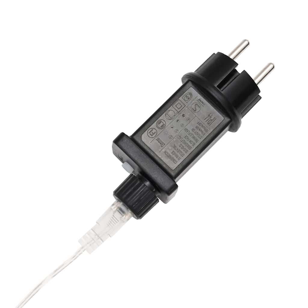 Rope Light with 2400 LEDs Warm White 100 m PVC