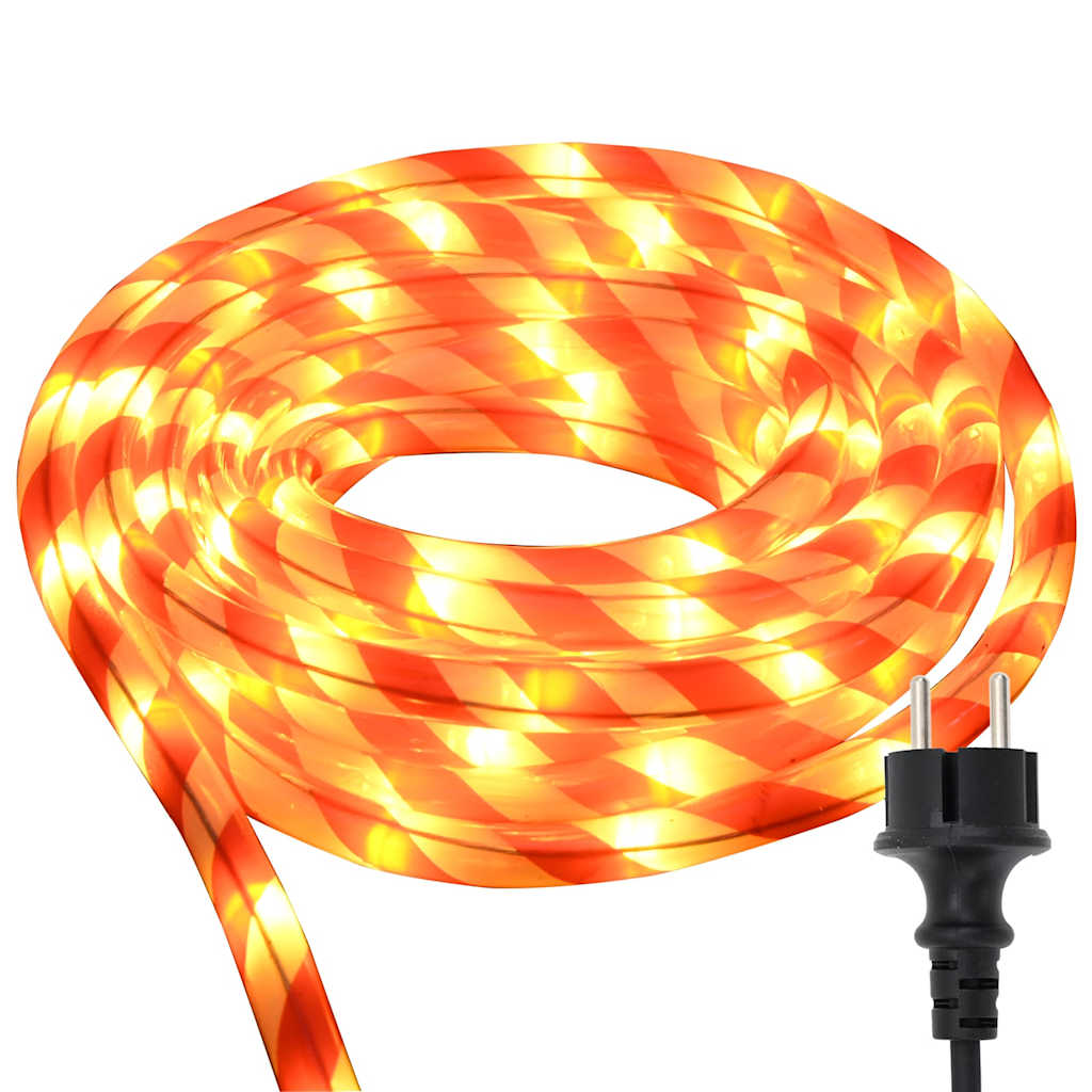 Rope Light with 120 LEDs Warm White 5 m PVC
