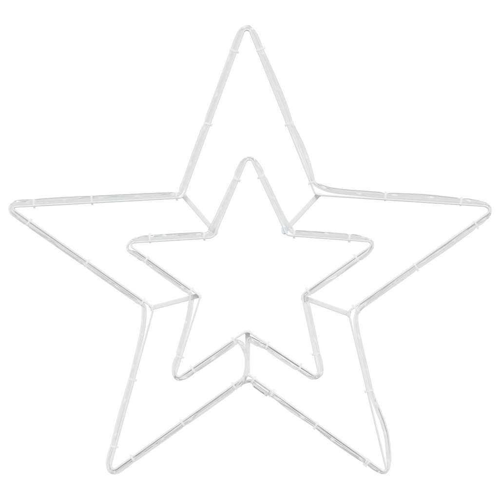 Christmas Star with 72 LEDs Cold White 51.5 x 50 x 0.65 cm Iron