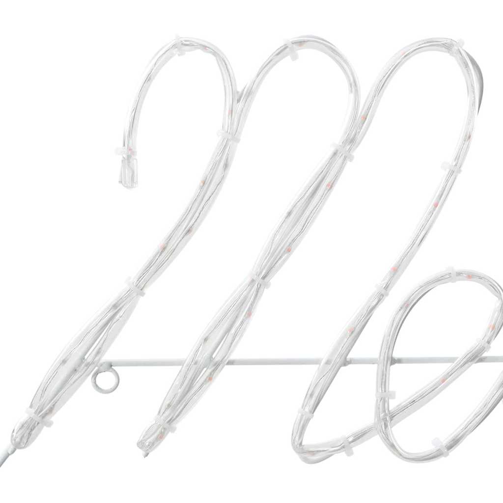 Christmas Sign with 216 LEDs Red 99 x 55 x 13 cm Iron