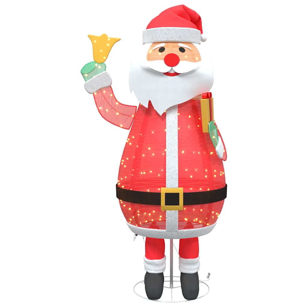 Christmas Santa Claus Warm White 100 x 180 cm Fabric