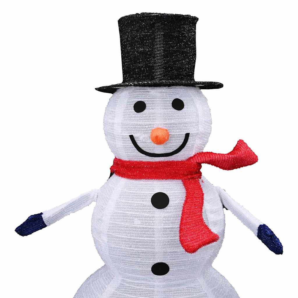 Christmas Snowman Family 3 pcs Warm White 81 x 60 x 125 cm