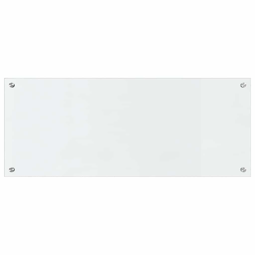 Kitchen Backsplash Transparent 100 x 40 cm Tempered Glass