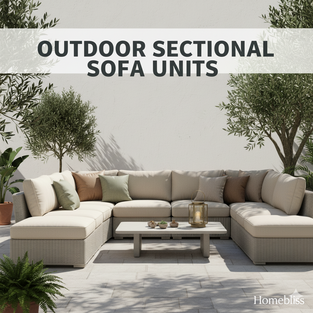 Outdoor Sectional Sofa Units