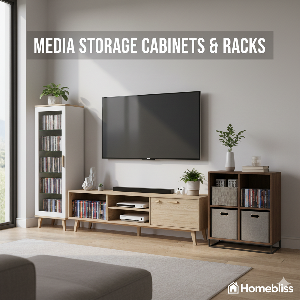 Media Storage Cabinets & Racks