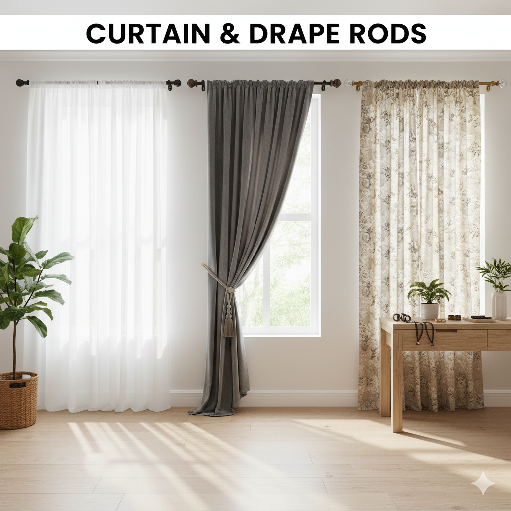 Curtain & Drape Rods